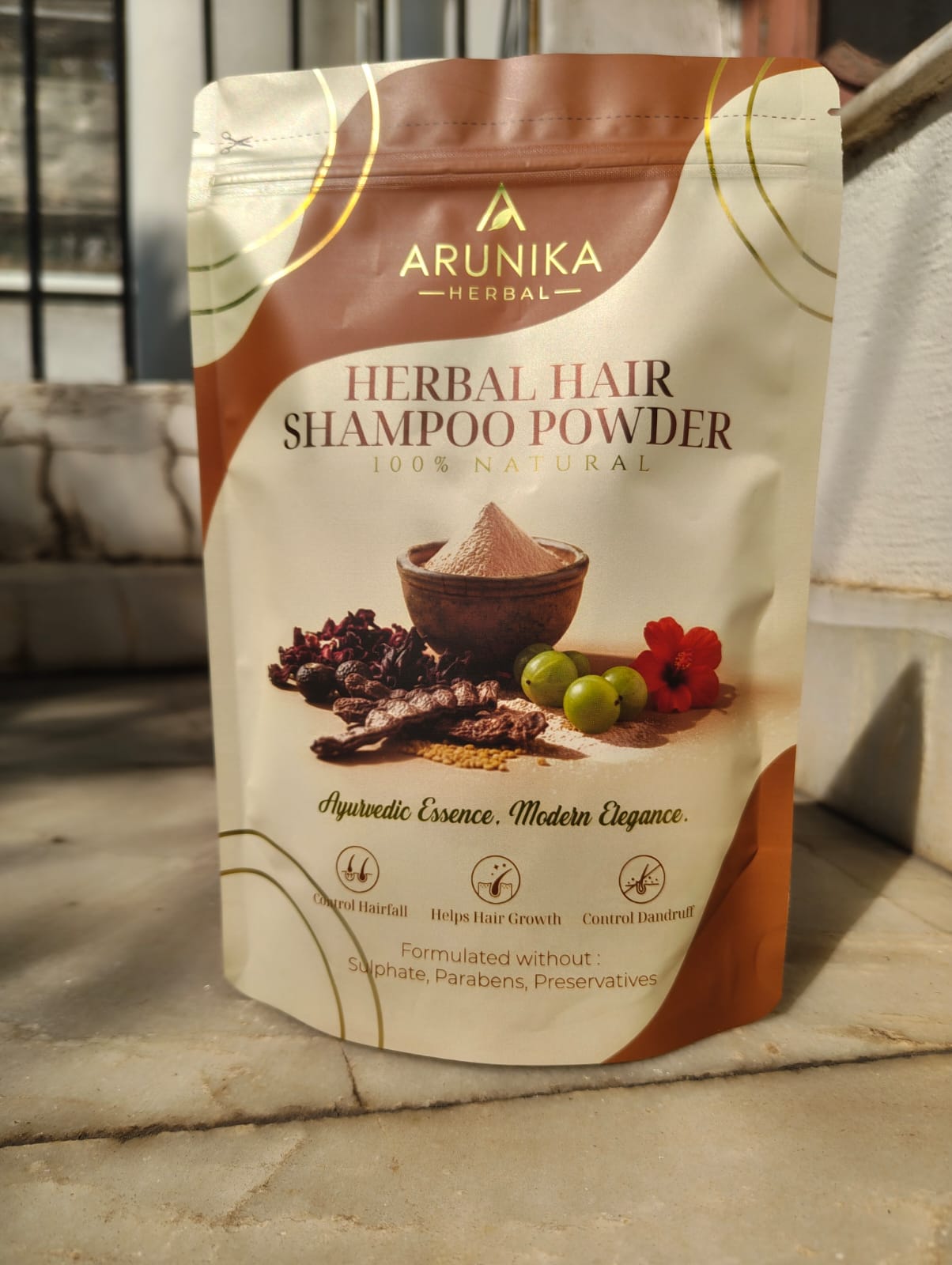 Arunika Herbal Shampoo Powder - Product View